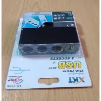 Розгалужувач прикурювача 0096 1USB 3 гнізда