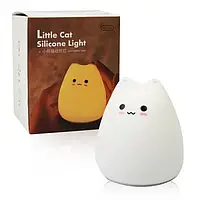 Силиконовый ночник котик ljc-124
