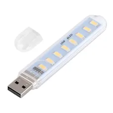 Міні ліхтарик на 8 світлодіодів, USB лампа