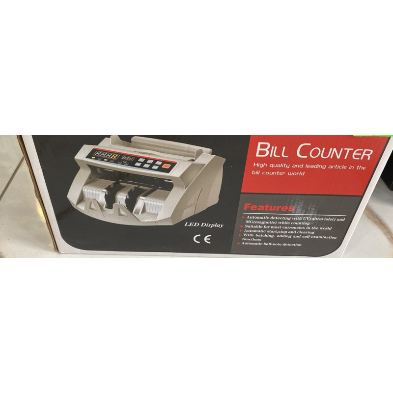 Рахункова машинка для грошей детектор валют Bill Counter 2108
