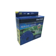 Растягивающийся шланг для полива садовый Magic Hose с распылителем 30 м (100ft )