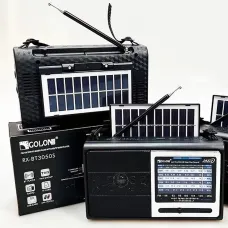 Радіоприймач із сонячною панеллю Bluetooth, USB, RX-BT3050S