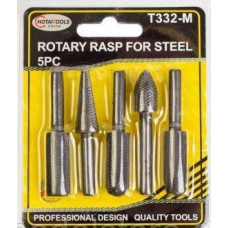 Набір рашпильних насадок ROTARY RASP FOR STEEL 332