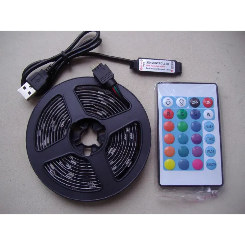 Світлодіодна USB стрічка 5050 RGB