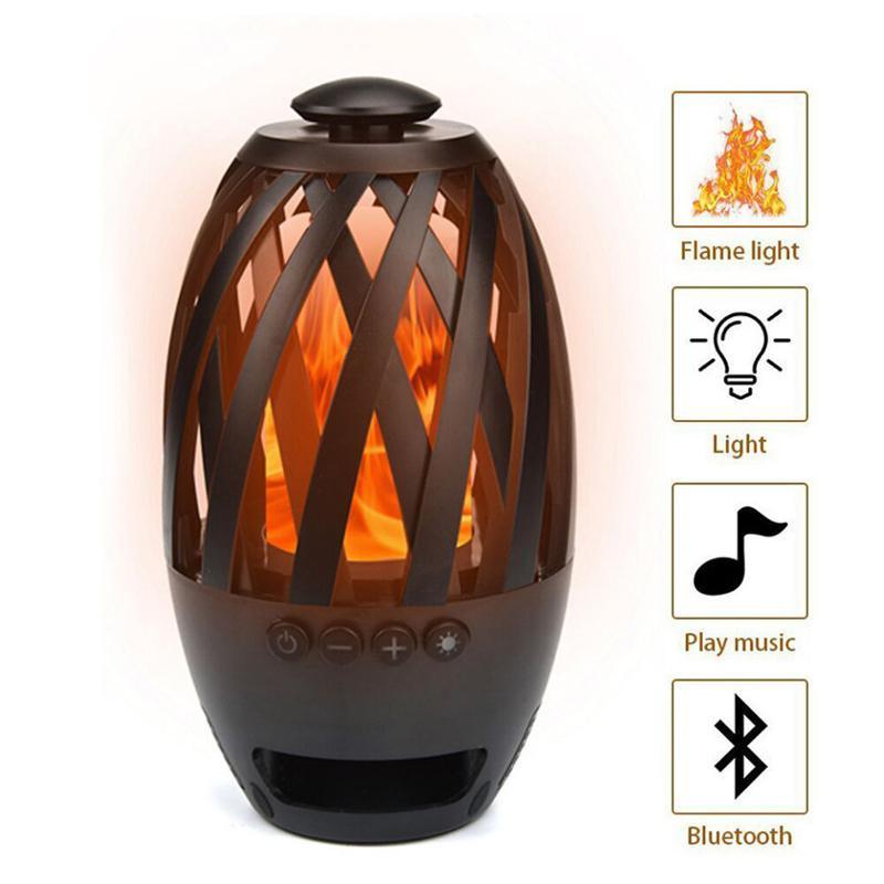 Портативна колонка Flame Atmosphere Wireless Speaker BTS-596