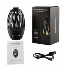 Портативна колонка Flame Atmosphere Wireless Speaker BTS-596
