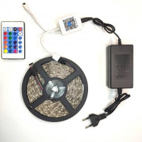 Светодиодная лента (Bluetooth) 6060 RGB с блоком питания и пультом