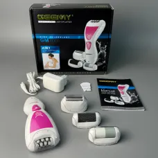 Епілятор Geemy Gm 7006, бездротовий епілятор 4 в 1