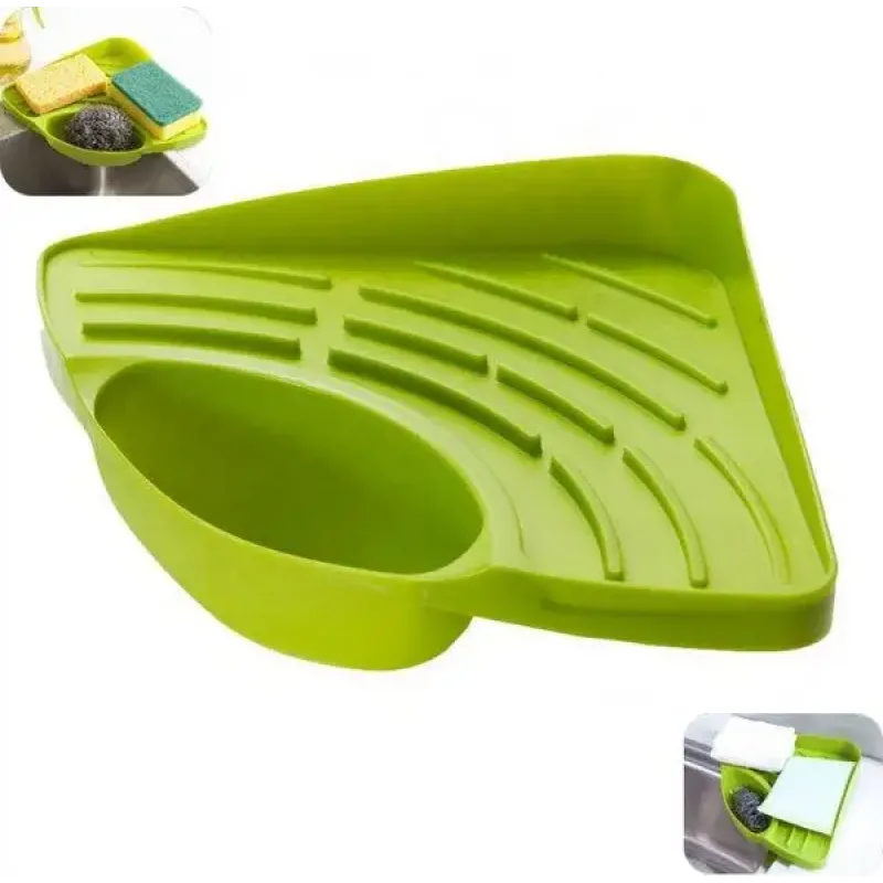 кутовий кухонний органайзер для раковини S-707 Sink Triangle Shelf