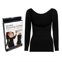 Корректирующая майка с длинными рукавами Ultra Sweat Slimming Clothes
