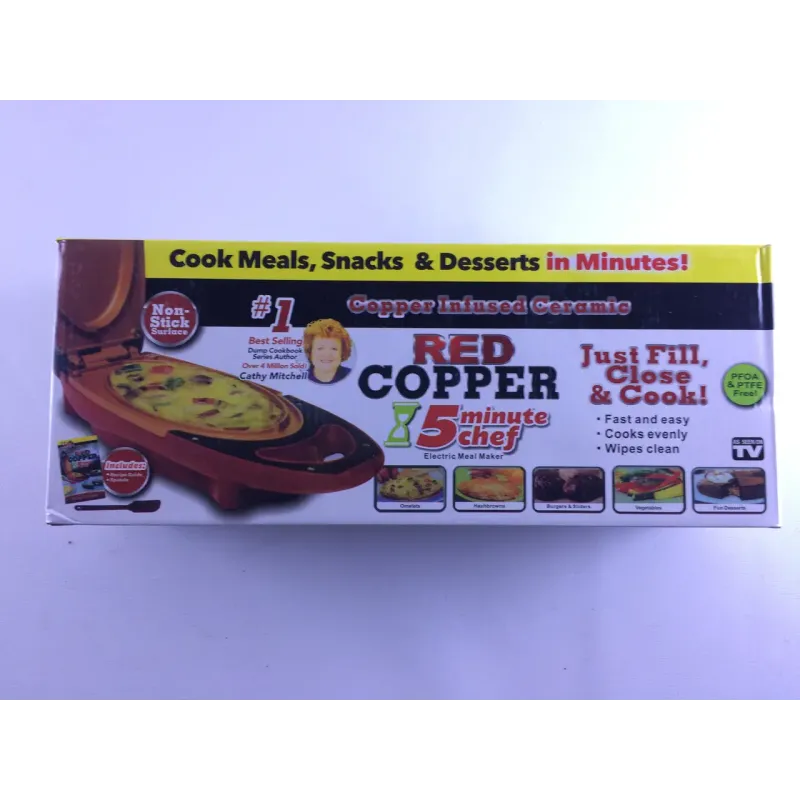 Електрична сковродка. омлетниця Red Copper