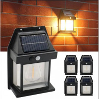 Уличный фонарик на солнечной батарее с датчиком движения, SOLAR WALL LAMP ВK-888