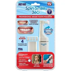 Електрична зубна щітка Spin Smile 360 Professional Grade Tooth Polisher, щітка для відбілювання зубів