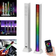 Світлодіодний RGB еквалайзер від USB, D08-RGB  32LED