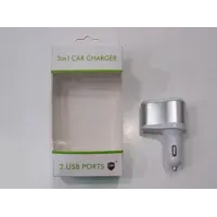 Автомобільний USB адаптер (2 usb + гніздо прикурювача) LD — 011