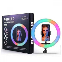 Кільцева LED лампа RGB MJ26 (26см)