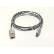 Кабель в металлической оплетке Micro-USB для зарядки и синхронизации