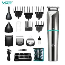 Машинка для стрижки волосся, носа, бороди, бритва VGR V101 6в1 